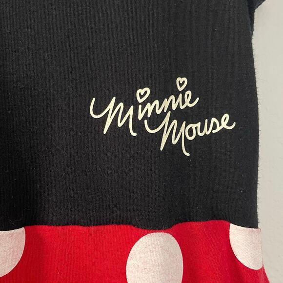 Disney Minnie Mouse Polka Dot Swing Dress Girls 4/5 Cosplay Play Dress - Picture 3 of 7